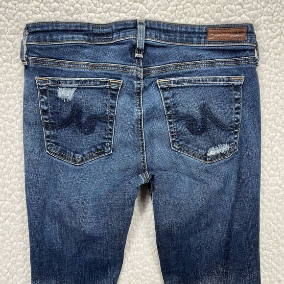 AG Adriano Goldschmied Jeans The Stilt Cigarette Leg Women’s 26R Distressed - Picture 6 of 15